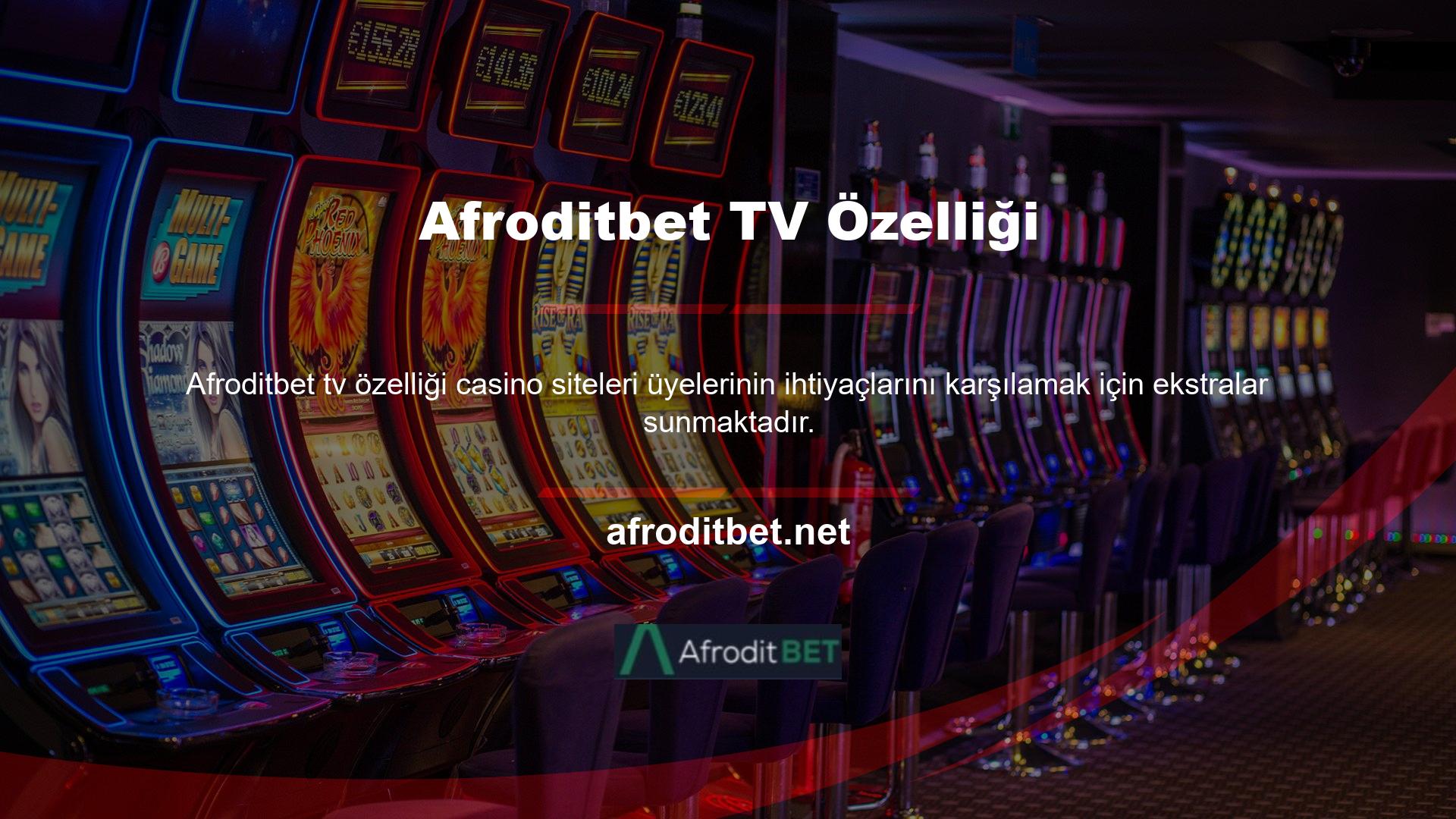 Afroditbet TV ile dilediğiniz maçı ücretsiz olarak izleyebilirsiniz