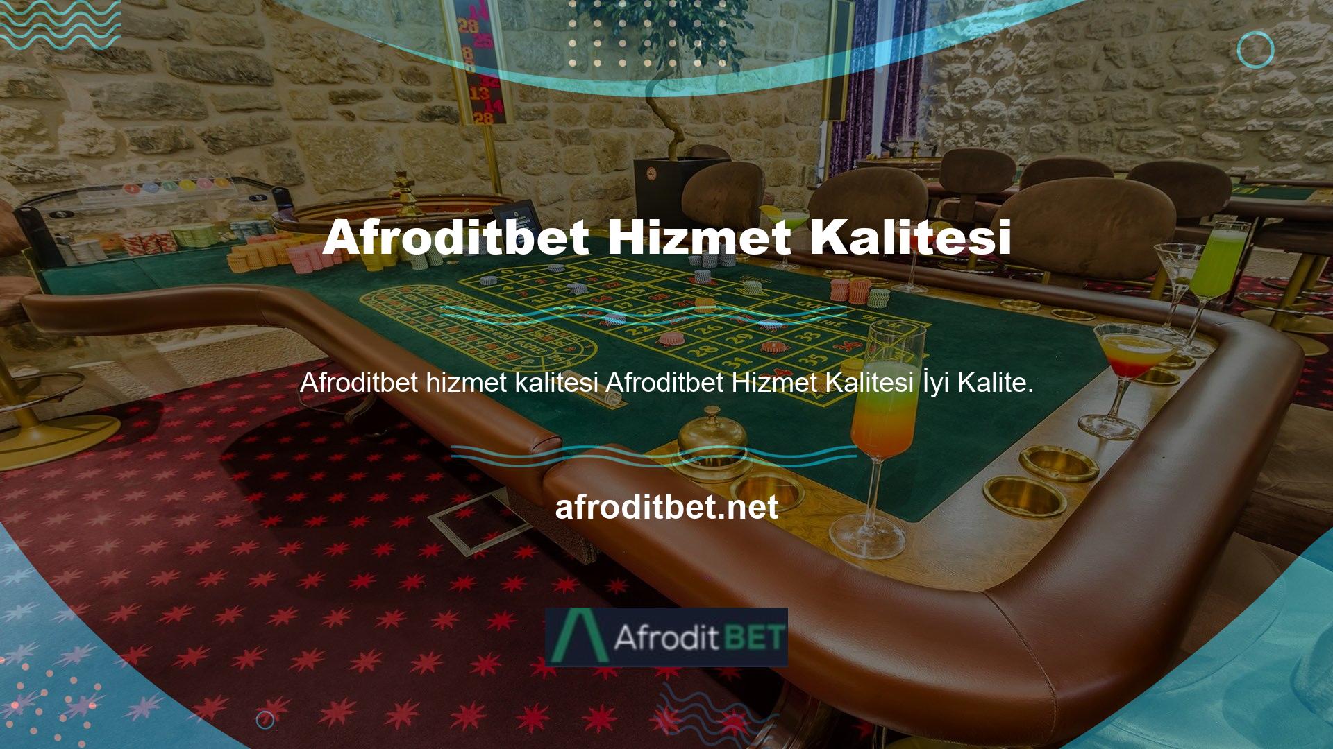 Oyun Siteleri, Kullanıcıların Oyunu ve Bahis Seçenekleri Afroditbet Servis Kalitesi İyi Kalite Kalitesi ve Hizmet almak için zaman harcadıkları platformlar sunar